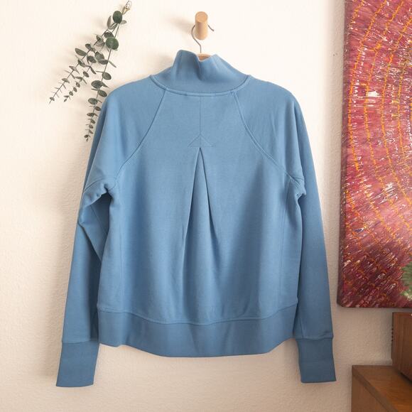 Sweaty Betty Blue Half-Zip Sweatshirt - Picture 2 of 4